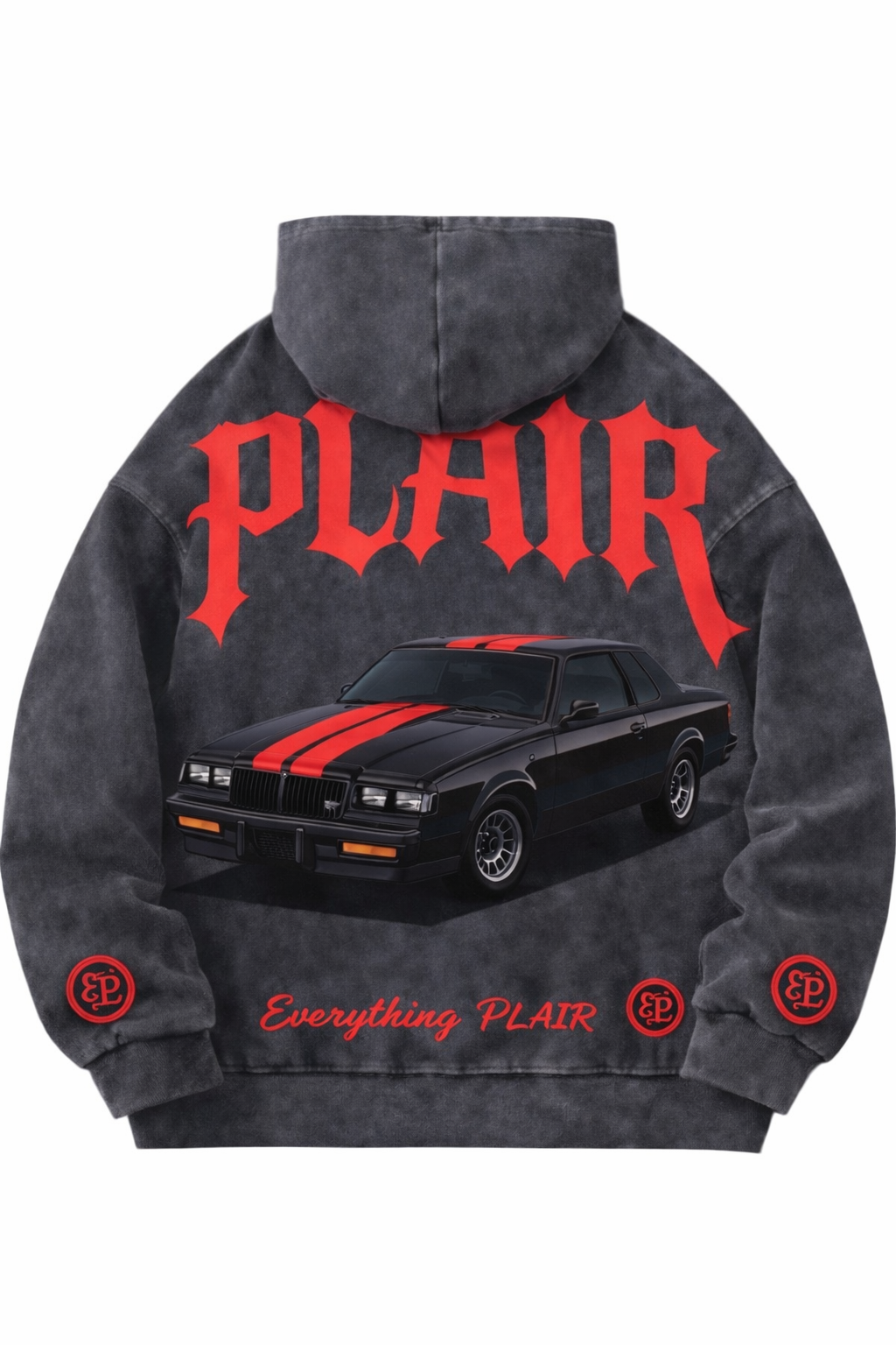PLAIR “Midnight Drive” Vintage Wash Hoodie