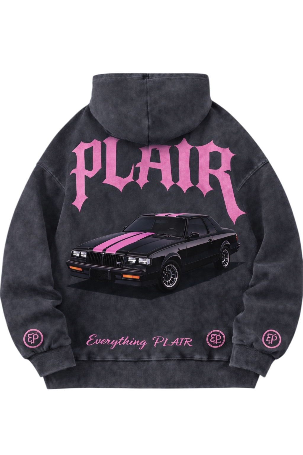 PLAIR “Midnight Drive” Vintage Wash Hoodie